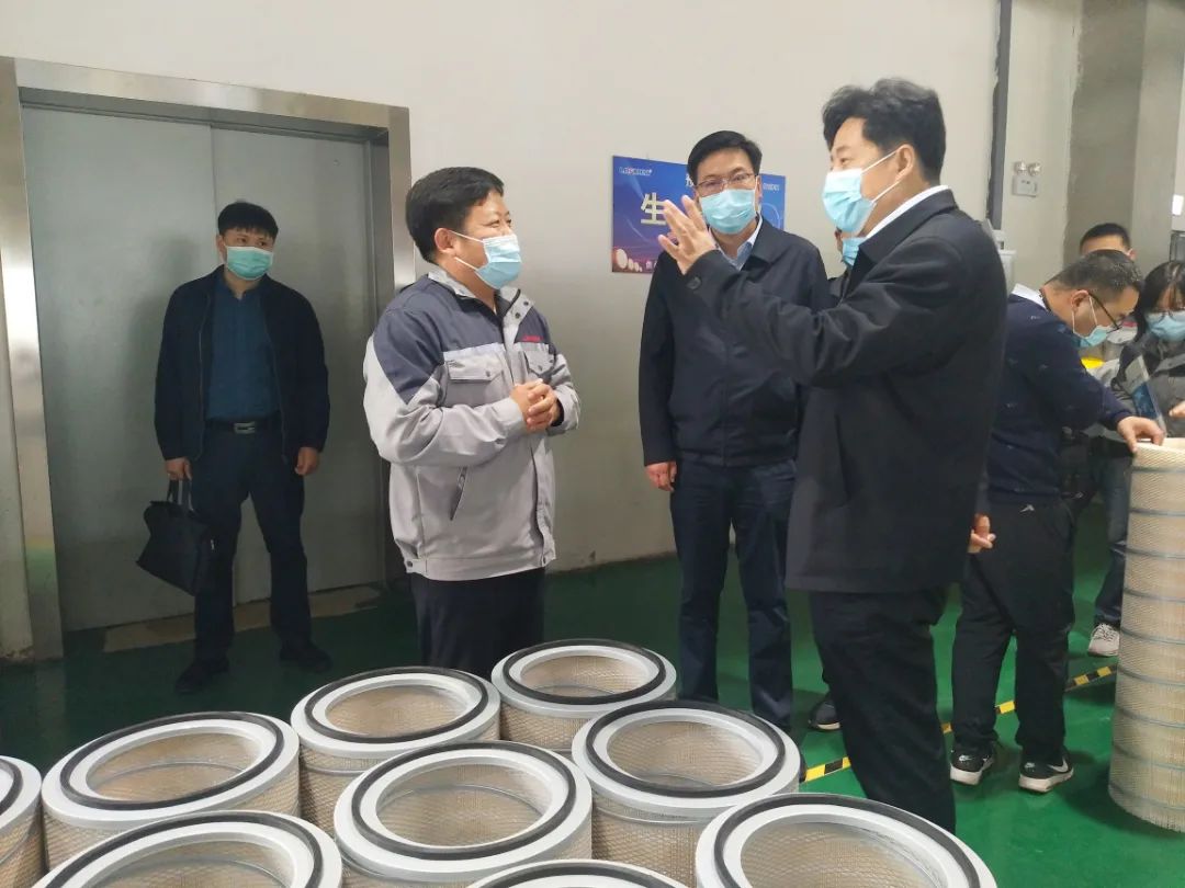 市委常委、市紀委書記、市監(jiān)委主任張浩一行蒞臨利菲爾特指導工作